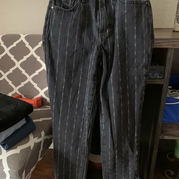Pacsun black stripped jeans - Picture 4 of 5